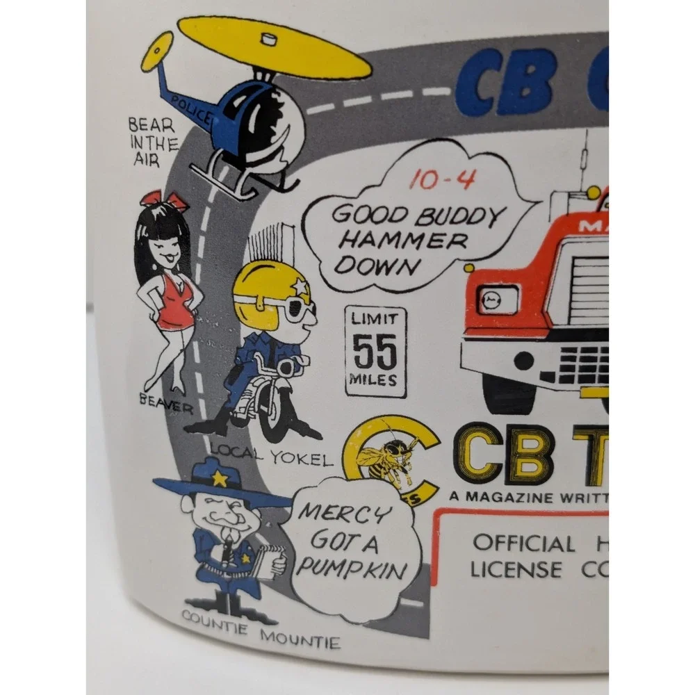 Vintage 1976 CB Convoy Cobra 29 Decanter Bottle Heritage China CB Times